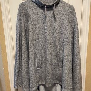 Ugg Australia Pichot Turtleneck Poncho with Pockets Batsleeve Sweater NwT